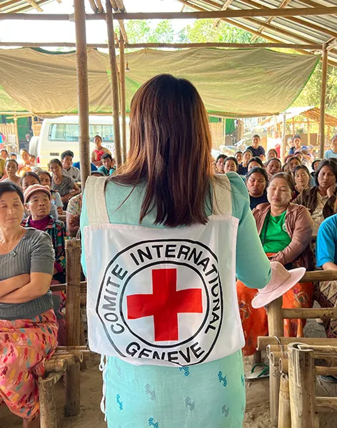ICRC helps people in conflic areas