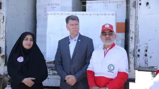 Iran: ICRC delivers 18 tonnes of humanitarian supplies to support emergency response 